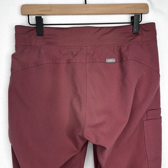 FIGS Kade Cargo Pants Figs Mauve Drawstring Women Sz M Petite Medical Cargo - Picture 7 of 13